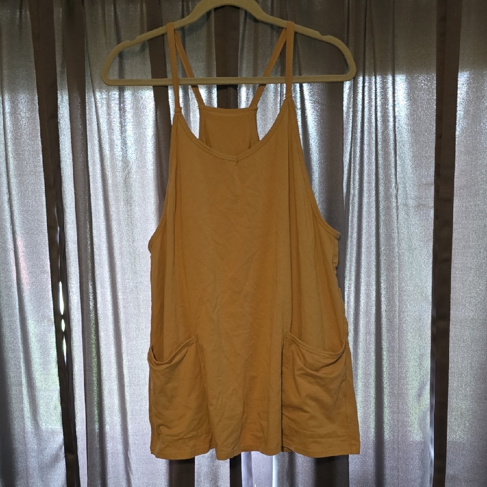 Tan Sleeveless Romper